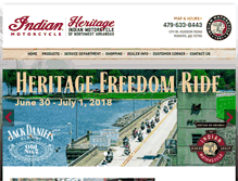 Tablet Screenshot of heritageindiannwa.com